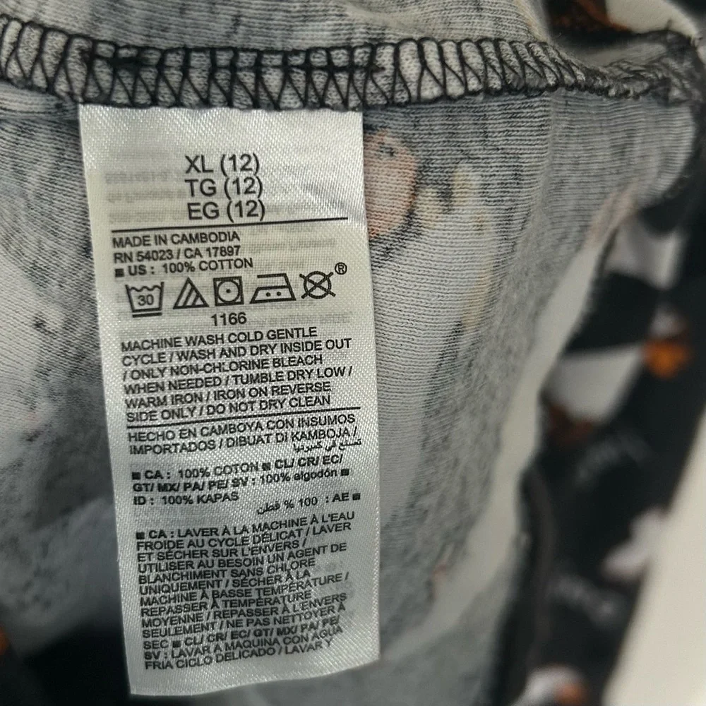 Old Navy‎ Kid's Halloween Dog Ghost Cotton Pajamas in Size XL